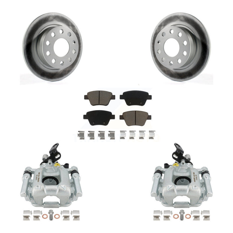 Transit Auto KCG-100053C Disc Brake Kit for 2010-2013 Volkswagen GTI, Volkswagen Eos, Audi A3 - Rear product image