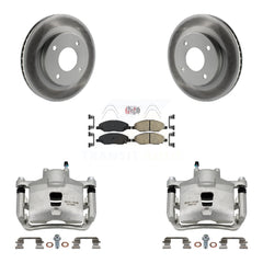 Transit Auto KCG-100053N Disc Brake Kit for 2009-2011 Nissan Versa - Front product image