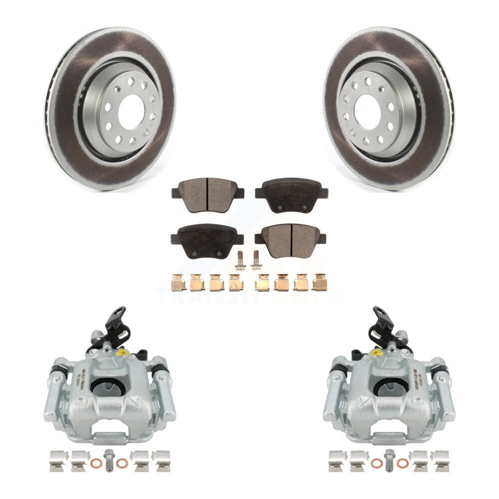 Transit Auto KCG-100053P Disc Brake Kit for 2011-2013 Volkswagen GTI, Audi A3 Quattro - Rear product image