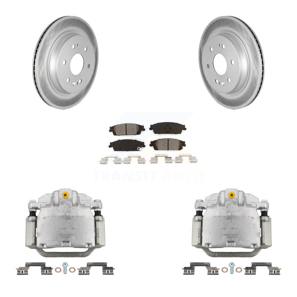 Transit Auto KCG-100053S Disc Brake Kit for 2019 Chevrolet Silverado 1500 LD, GMC Sierra 1500 Limited - Rear product image