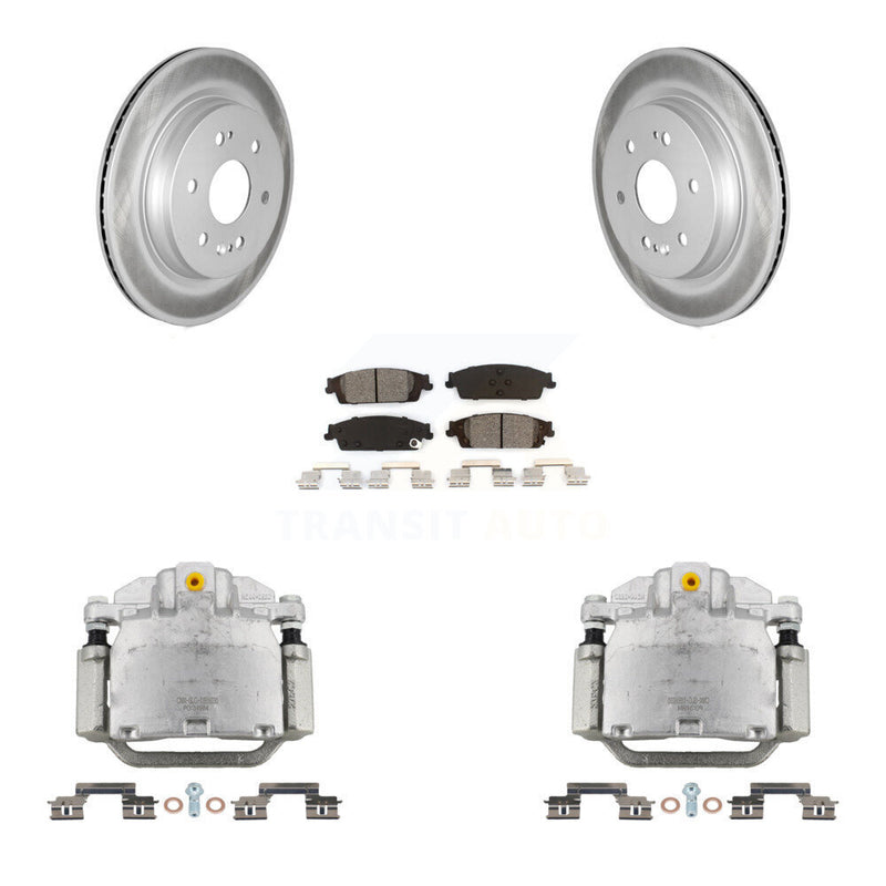 Transit Auto KCG-100053S Disc Brake Kit for 2019 Chevrolet Silverado 1500 LD, GMC Sierra 1500 Limited - Rear product image
