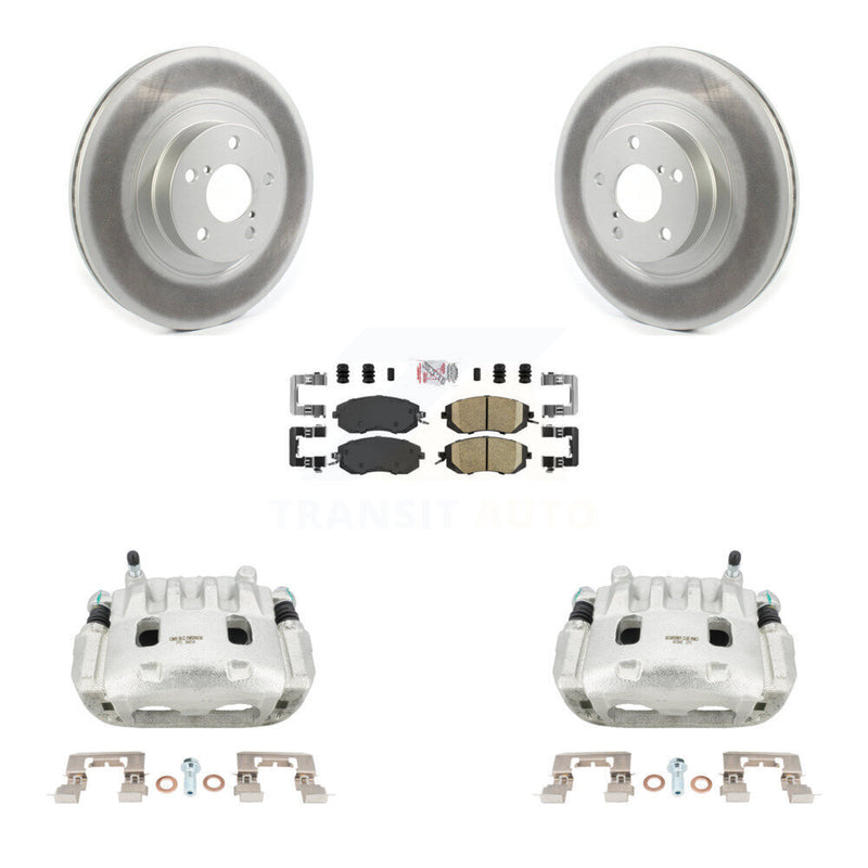 Transit Auto KCG-100054N Disc Brake Kit for 2011-2018 Subaru Crosstrek, Subaru Forester, Subaru Legacy & more - Front product image
