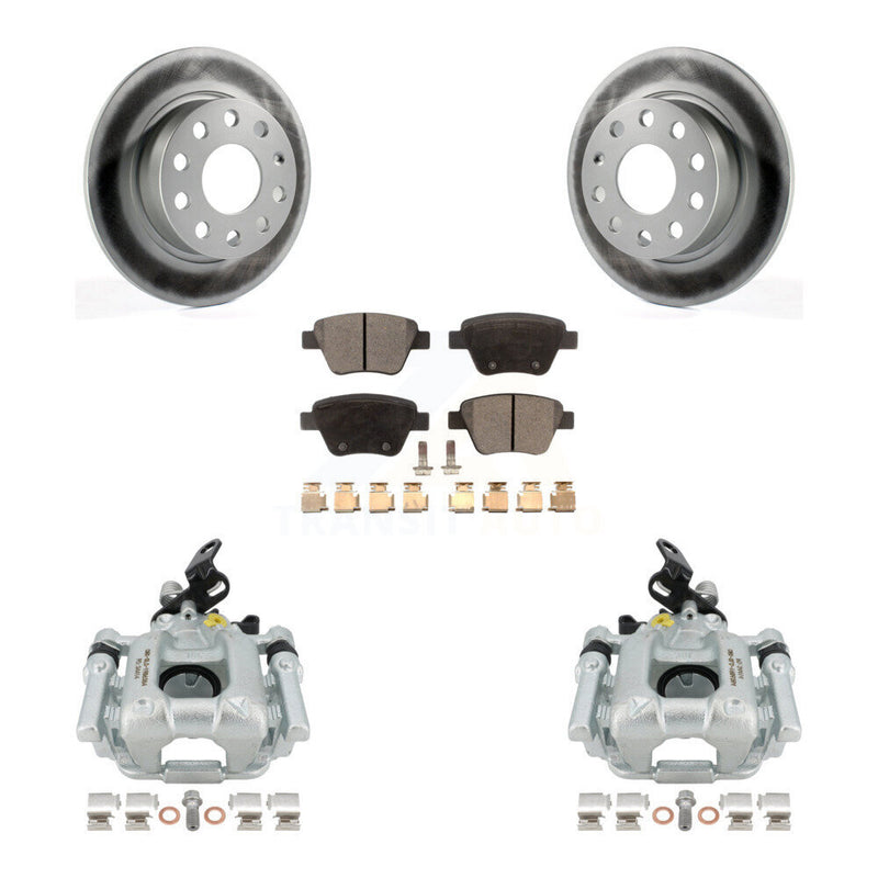 Transit Auto KCG-100054P Disc Brake Kit for 2010-2013 Volkswagen GTI, Volkswagen Eos, Audi A3 - Rear product image