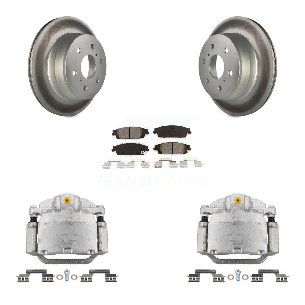 Transit Auto KCG-100054S Disc Brake Kit for 2014-2020 Chevrolet Suburban, Chevrolet Silverado 1500 LD, GMC Sierra 1500 Limited & more - Rear product image
