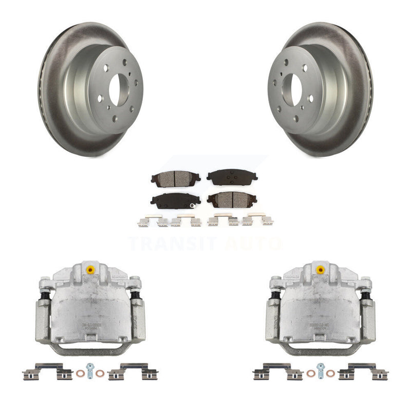 Transit Auto KCG-100054S Disc Brake Kit for 2014-2020 Chevrolet Suburban, Chevrolet Silverado 1500 LD, GMC Sierra 1500 Limited & more - Rear product image