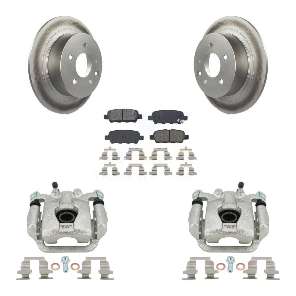 Transit Auto KCG-100056S Disc Brake Kit for 2007-2019 Nissan Juke, Nissan Sentra - Rear product image