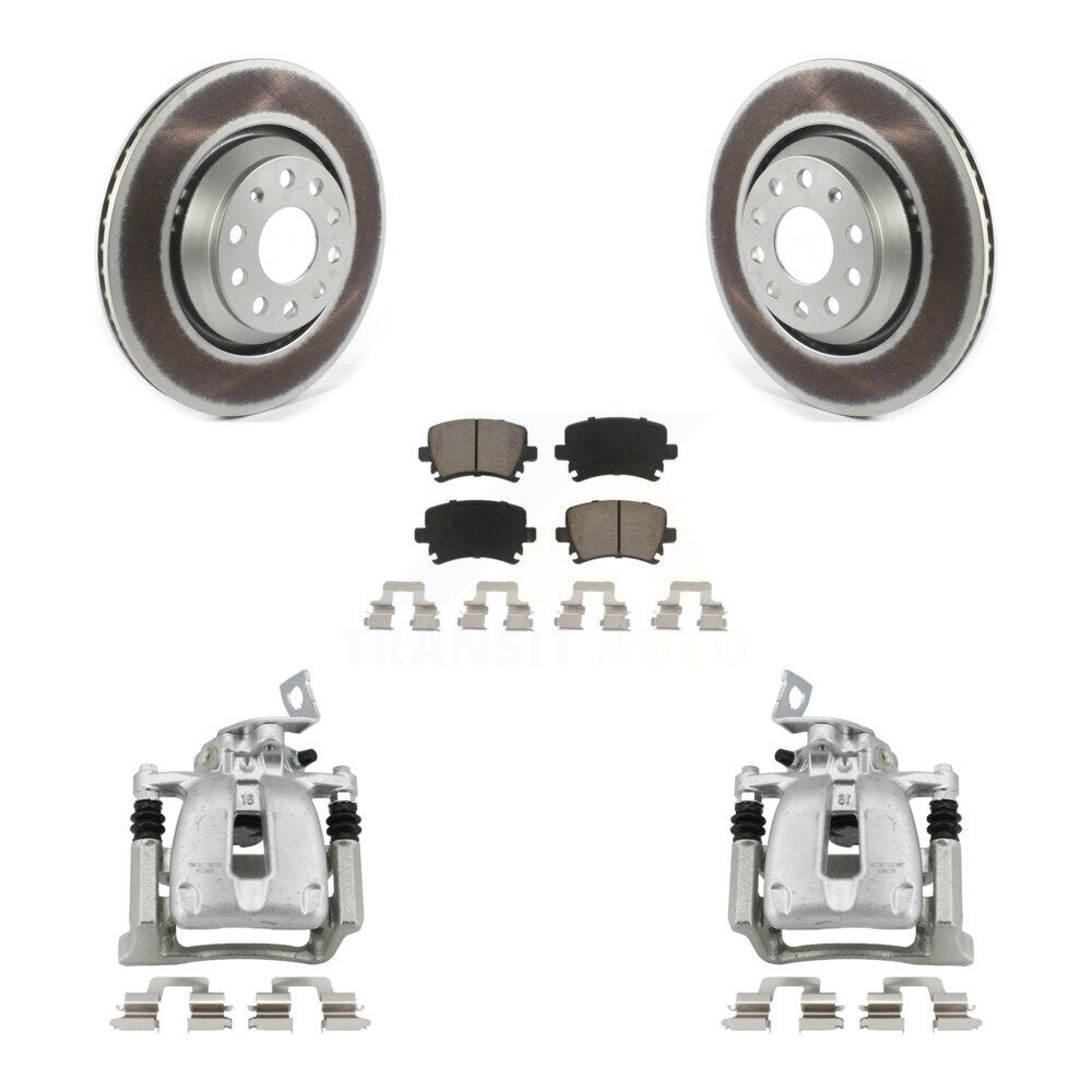 Transit Auto KCG-100057C Disc Brake Kit for 2009 Volkswagen CC, Volkswagen Passat, Volkswagen Passat CC - Rear product image