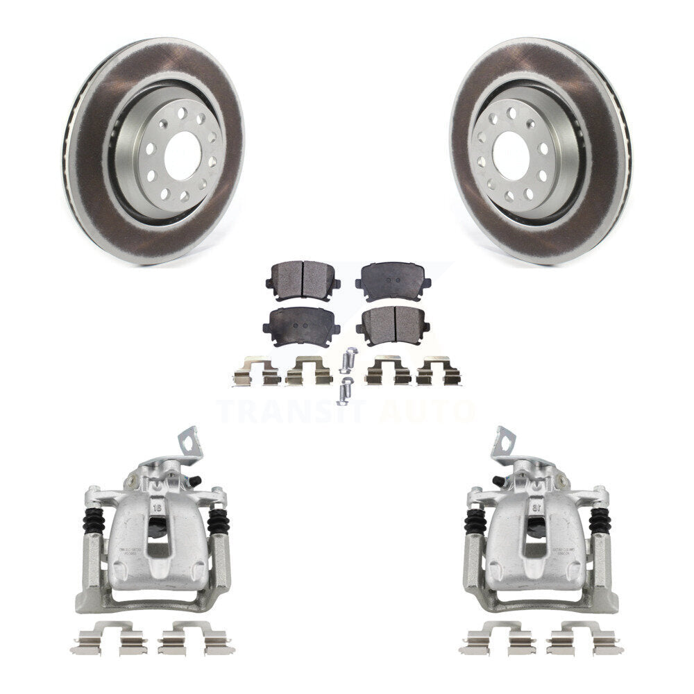 Transit Auto KCG-100058P Disc Brake Kit for 2009 Volkswagen CC, Volkswagen Passat, Volkswagen Passat CC - Rear product image
