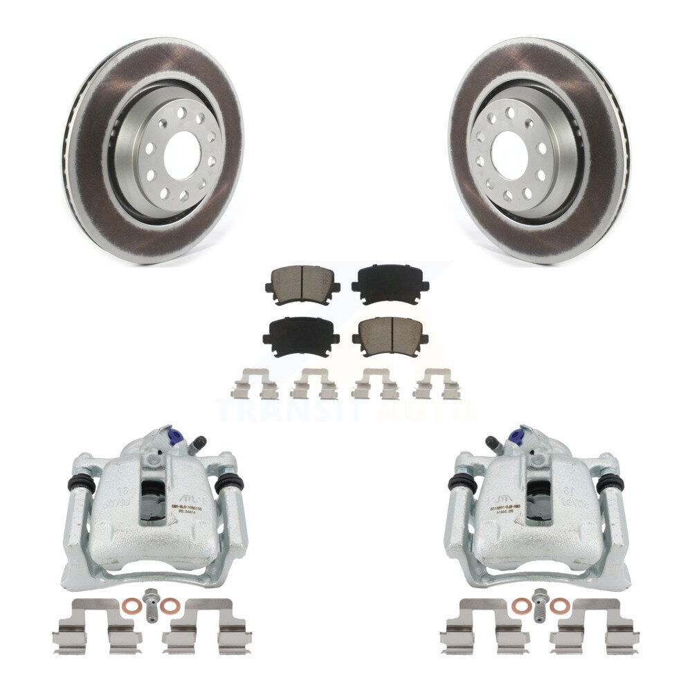 Transit Auto KCG-100059C Disc Brake Kit for 2009-2010 Volkswagen CC, Volkswagen Passat CC - Rear product image