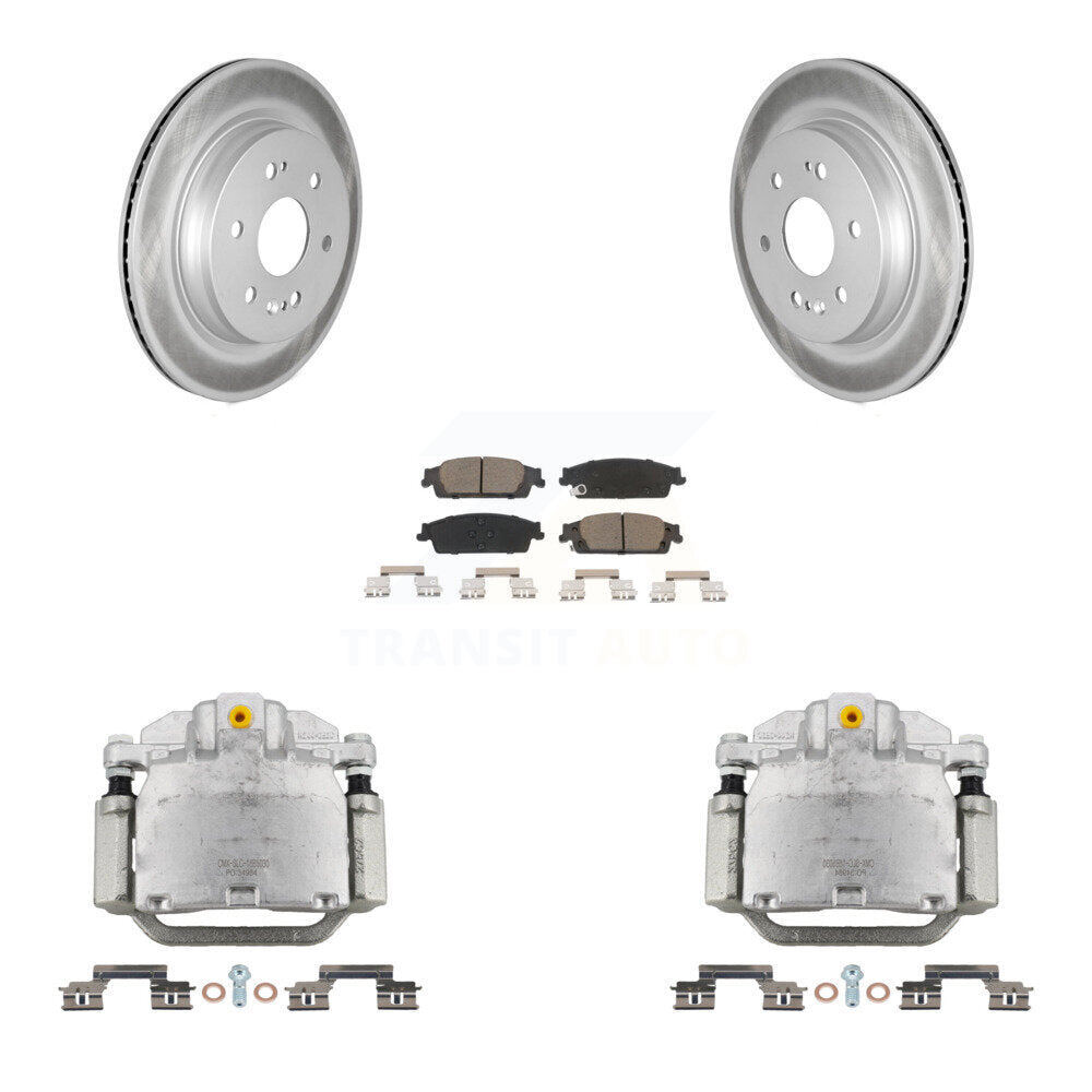 Transit Auto KCG-100060C Disc Brake Kit for 2019 Chevrolet Silverado 1500 LD, GMC Sierra 1500 Limited - Rear product image