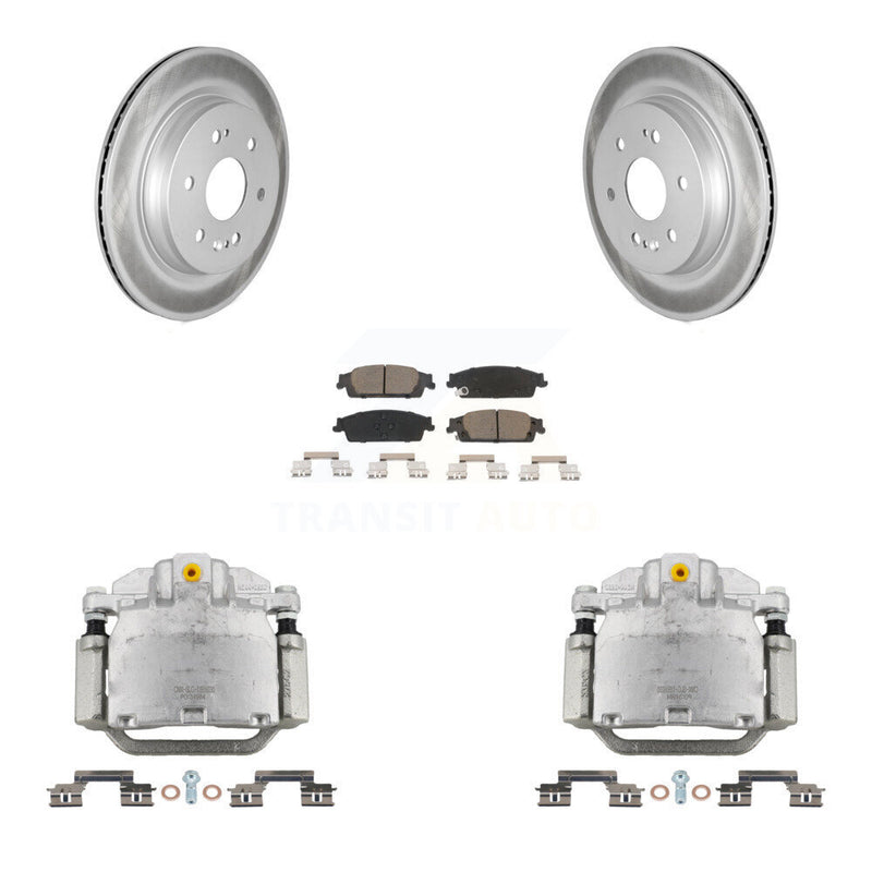 Transit Auto KCG-100060C Disc Brake Kit for 2019 Chevrolet Silverado 1500 LD, GMC Sierra 1500 Limited - Rear product image