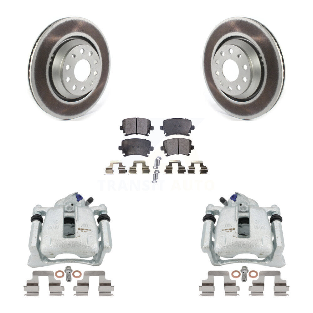 Transit Auto KCG-100060P Disc Brake Kit for 2009-2010 Volkswagen CC, Volkswagen Passat CC - Rear product image
