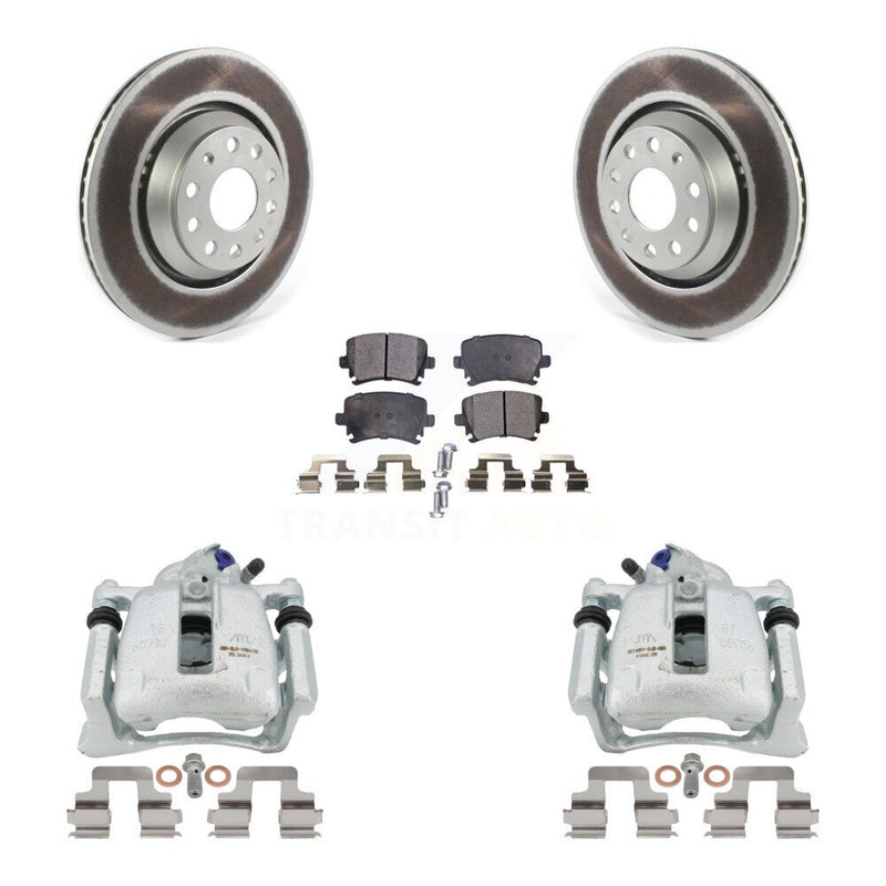Transit Auto KCG-100060P Disc Brake Kit for 2009-2010 Volkswagen CC, Volkswagen Passat CC - Rear product image