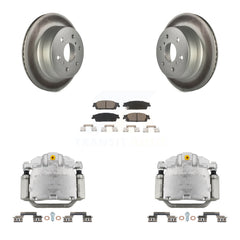 Transit Auto KCG-100061C Disc Brake Kit for 2014-2020 Chevrolet Suburban, Chevrolet Silverado 1500 LD, GMC Sierra 1500 Limited & more - Rear product image