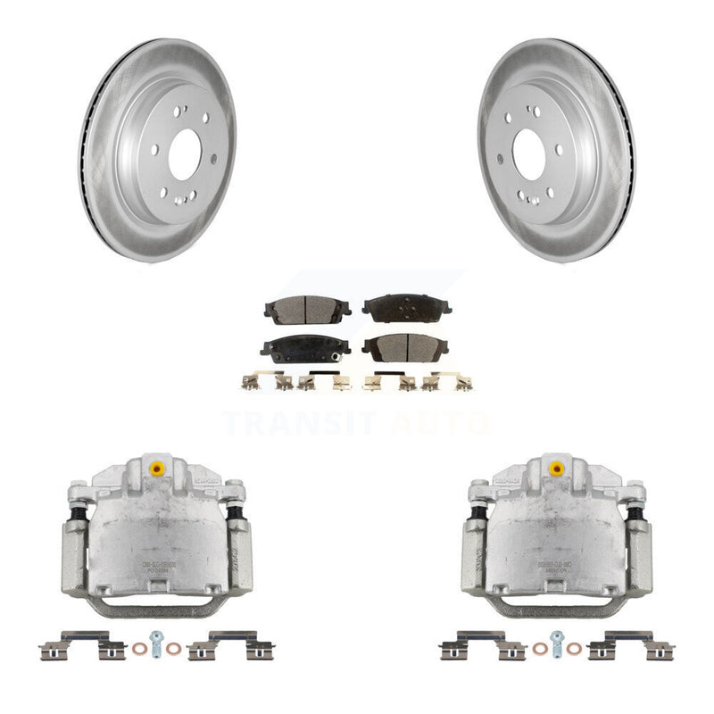 Transit Auto KCG-100061P Disc Brake Kit for 2019 Chevrolet Silverado 1500 LD, GMC Sierra 1500 Limited - Rear product image