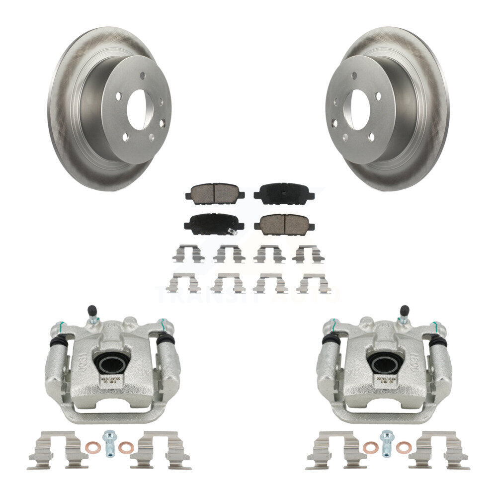 Transit Auto KCG-100063C Disc Brake Kit for 2007-2019 Nissan Juke, Nissan Sentra - Rear product image