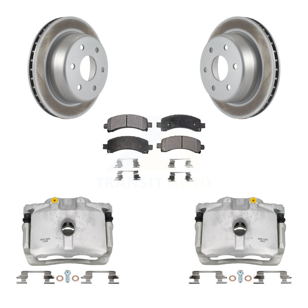 Transit Auto KCG-100064T Disc Brake Kit for 2002-2014 Cadillac Escalade, Chevrolet Avalanche 1500, Chevrolet Express 1500 & more - Rear product image