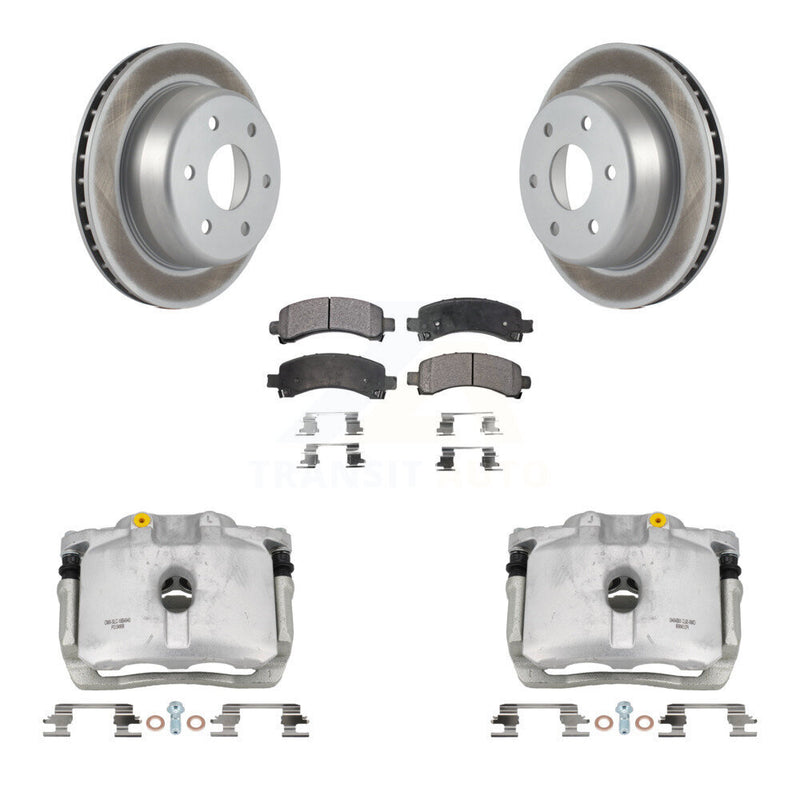 Transit Auto KCG-100064T Disc Brake Kit for 2002-2014 Cadillac Escalade, Chevrolet Avalanche 1500, Chevrolet Express 1500 & more - Rear product image