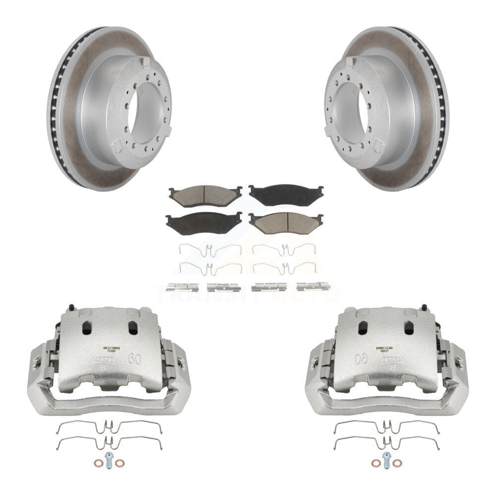 Transit Auto KCG-100067C Disc Brake Kit for 2005-2016 Ford F-450 Super Duty, International TerraStar, Ford LCF & more - Rear product image
