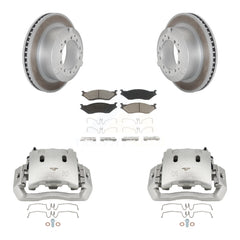 Transit Auto KCG-100067C Disc Brake Kit for 2005-2016 Ford F-450 Super Duty, International TerraStar, Ford LCF & more - Rear product image