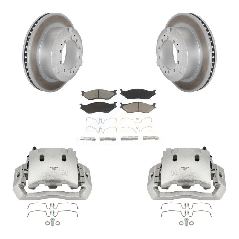 Transit Auto KCG-100067C Disc Brake Kit for 2005-2016 Ford F-450 Super Duty, International TerraStar, Ford LCF & more - Rear product image