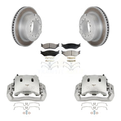Transit Auto KCG-100068P Disc Brake Kit for 2005-2016 Ford F-450 Super Duty, International TerraStar, Ford LCF & more - Rear product image