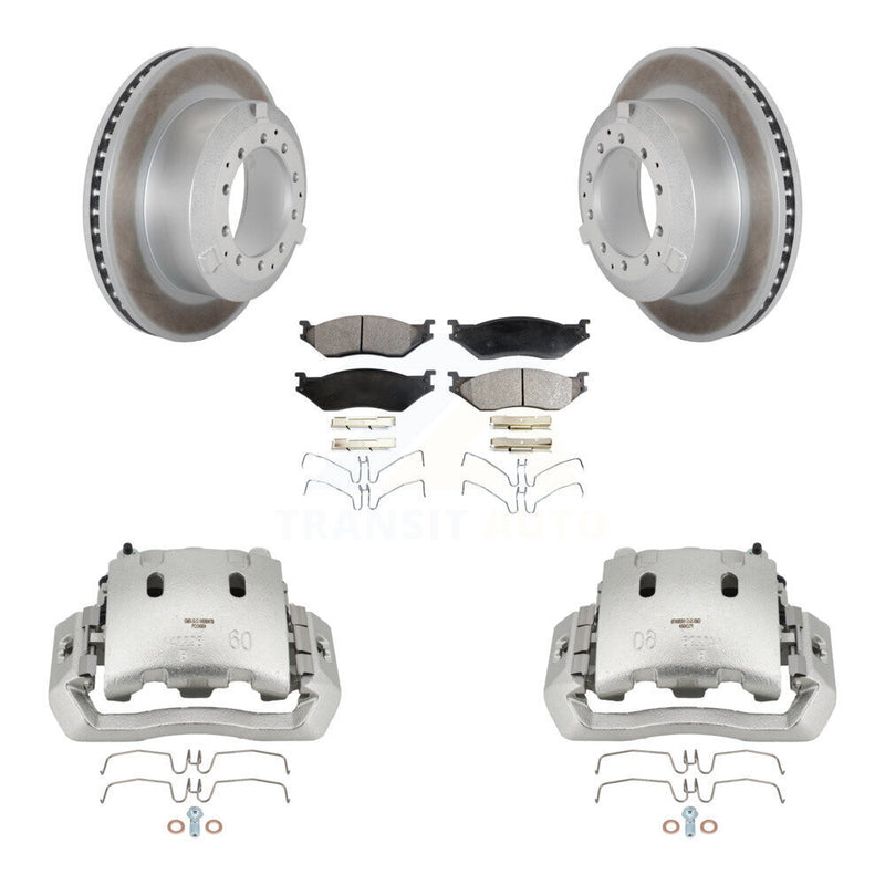 Transit Auto KCG-100068P Disc Brake Kit for 2005-2016 Ford F-450 Super Duty, International TerraStar, Ford LCF & more - Rear product image