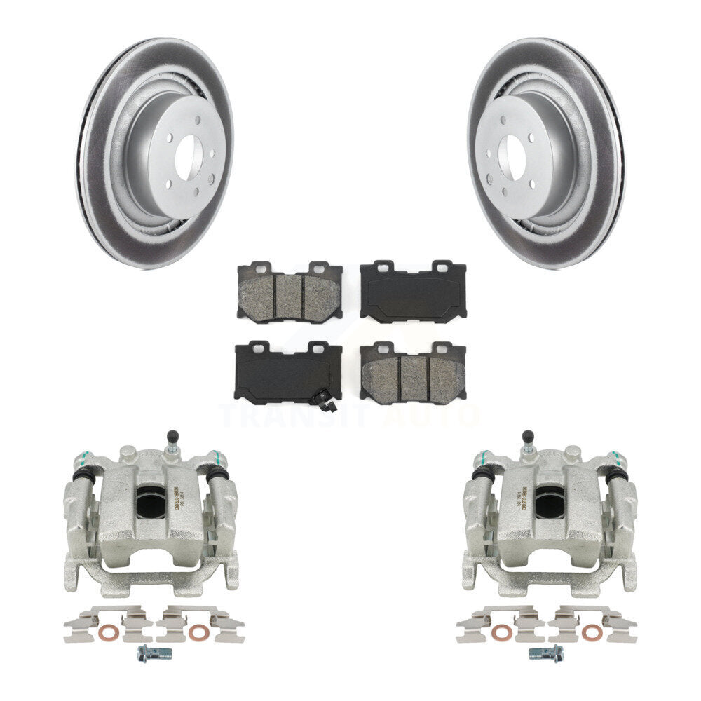 Transit Auto KCG-100069S Disc Brake Kit for 2010-2013 INFINITI G37 - Rear product image