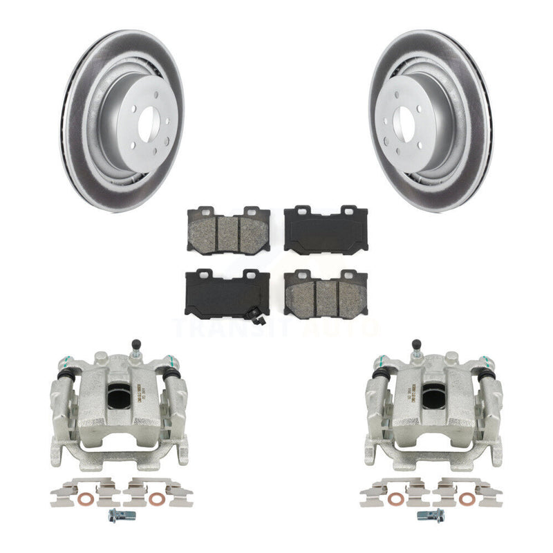 Transit Auto KCG-100069S Disc Brake Kit for 2010-2013 INFINITI G37 - Rear product image