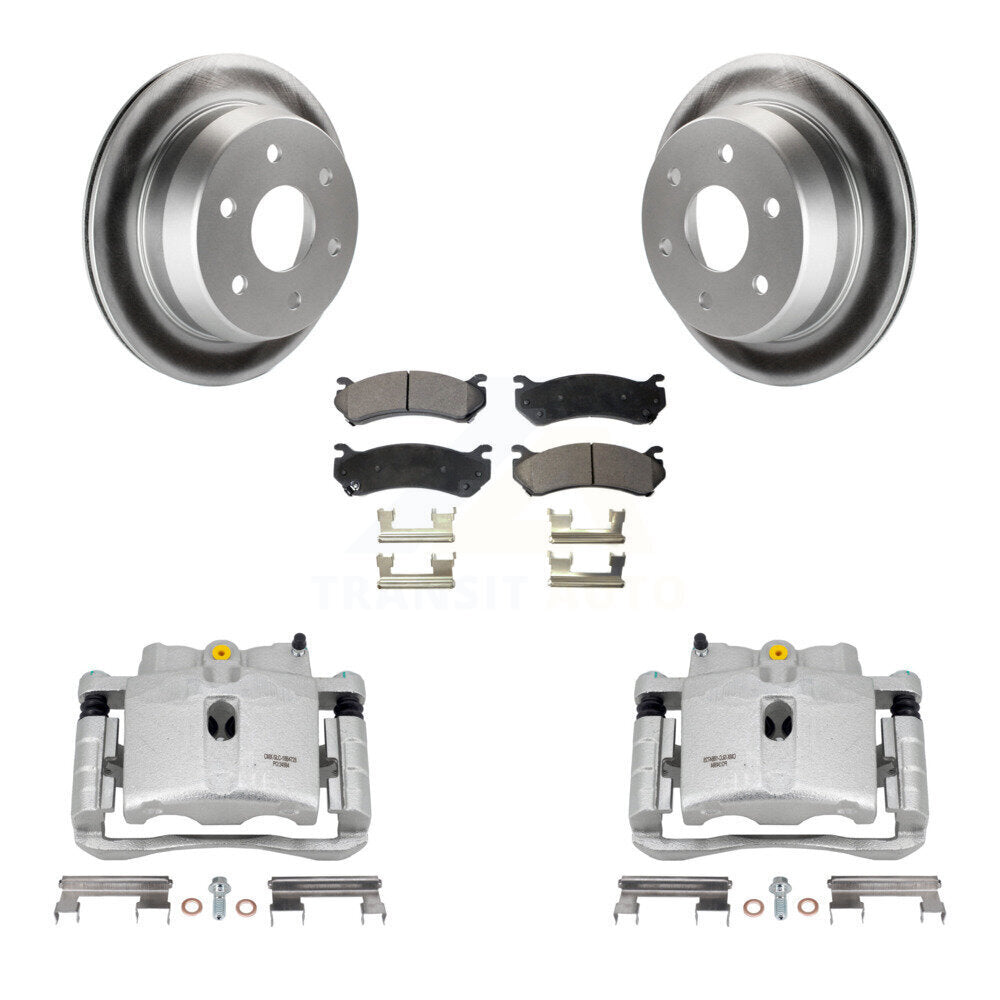 Transit Auto KCG-100072T Disc Brake Kit for 2003 Chevrolet Silverado 2500, Chevrolet Silverado 2500 HD, Chevrolet Suburban 2500 & more - Rear product image