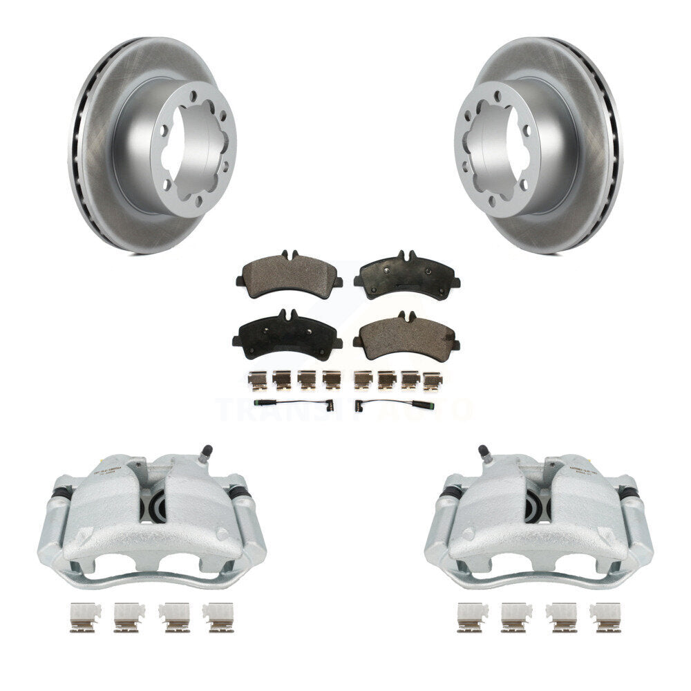 Transit Auto KCG-100074T Disc Brake Kit for 2007-2018 Freightliner Sprinter 3500, Mercedes-Benz Sprinter 3500XD, Mercedes-Benz Sprinter 3500 & more - Rear product image
