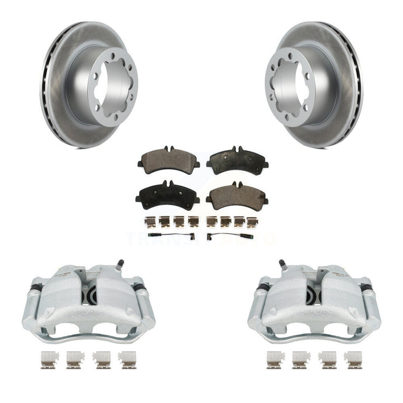 Transit Auto KCG-100074T Disc Brake Kit for 2007-2018 Freightliner Sprinter 3500, Mercedes-Benz Sprinter 3500XD, Mercedes-Benz Sprinter 3500 & more - Rear product image