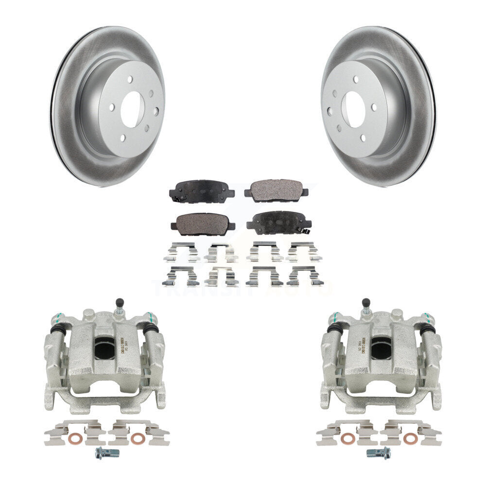 Transit Auto KCG-100075P Disc Brake Kit for 2009-2020 INFINITI Q40, INFINITI QX50, INFINITI EX37 & more - Rear product image