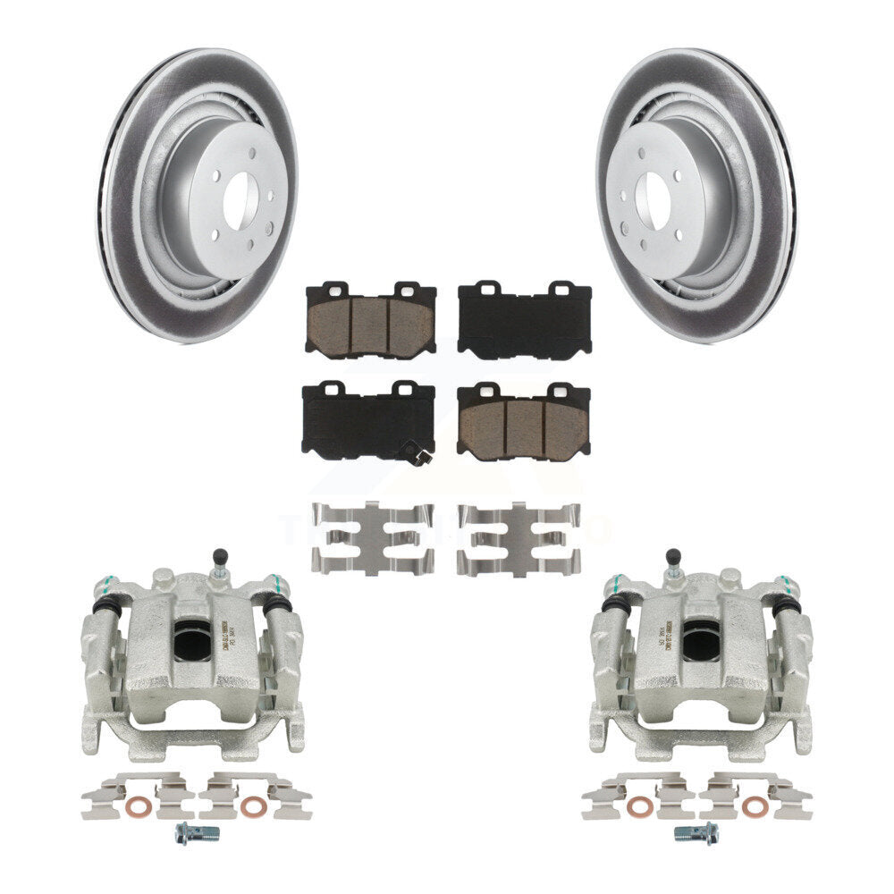 Transit Auto KCG-100076C Disc Brake Kit for 2010-2013 INFINITI G37 - Rear product image