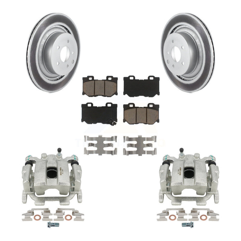Transit Auto KCG-100076C Disc Brake Kit for 2010-2013 INFINITI G37 - Rear product image