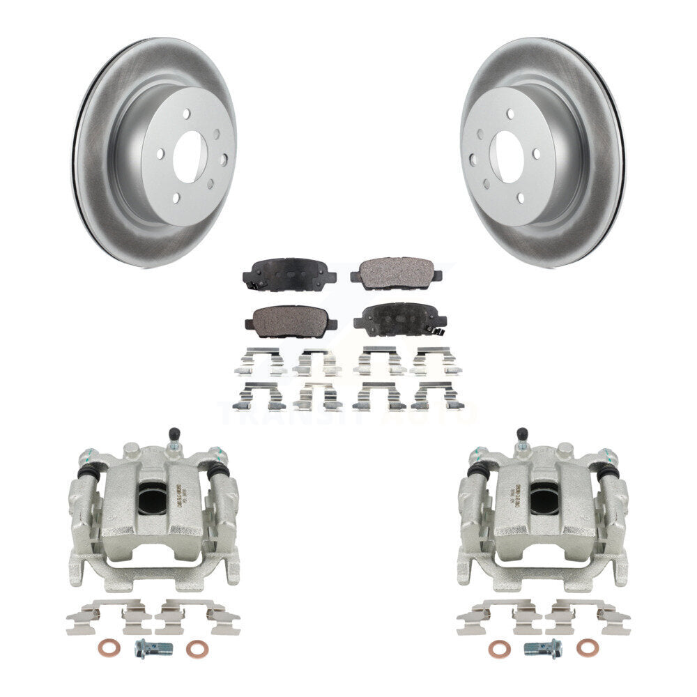 Transit Auto KCG-100076P Disc Brake Kit for 2008-2012 INFINITI EX35 - Rear product image