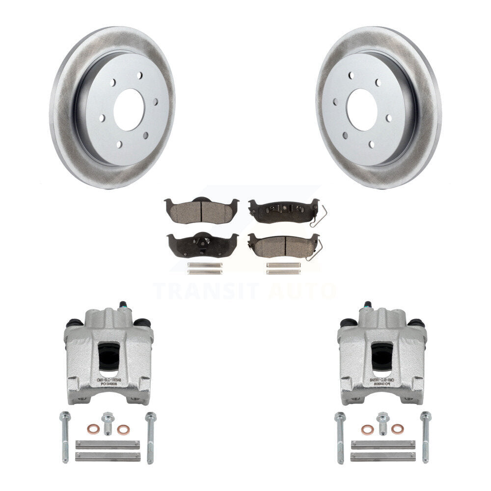 Transit Auto KCG-100076T Disc Brake Kit for 2004-2015 Nissan Armada, INFINITI QX56, Nissan Pathfinder Armada & more - Rear product image