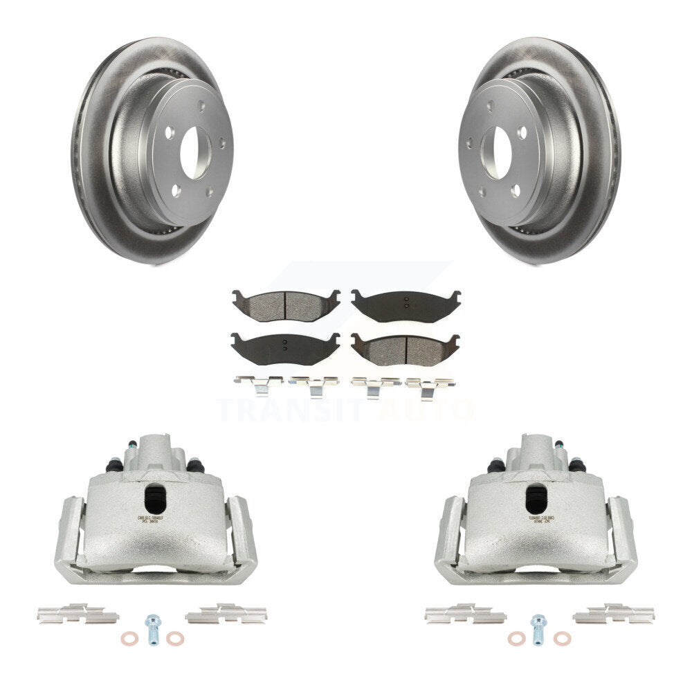 Transit Auto KCG-100079S Disc Brake Kit for 2004-2022 Ram 1500 Classic, Ram 1500, Dodge Ram 1500 & more - Rear product image