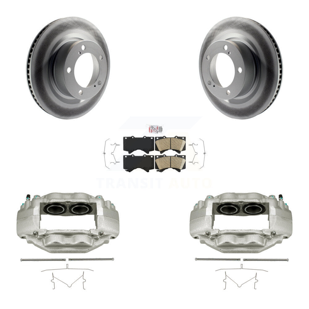 Transit Auto KCG-100084N Disc Brake Kit for 2007-2016 Toyota Sequoia, Toyota Tundra - Front product image