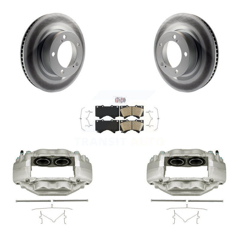 Transit Auto KCG-100084N Disc Brake Kit for 2007-2016 Toyota Sequoia, Toyota Tundra - Front product image