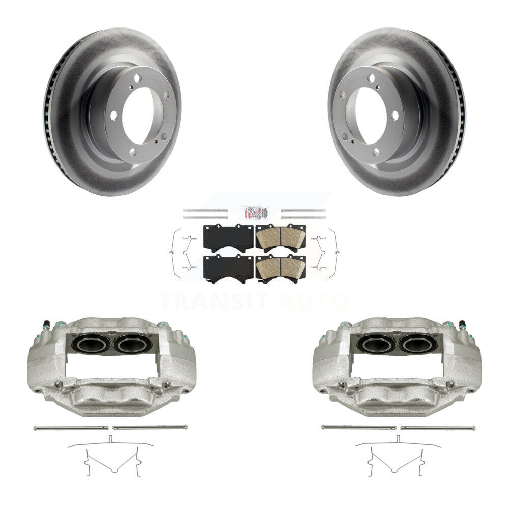 Transit Auto KCG-100085N Disc Brake Kit for 2007-2016 Toyota Sequoia, Toyota Tundra - Front product image