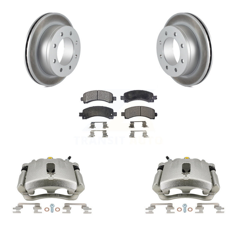 Transit Auto KCG-100085T Disc Brake Kit for 2003-2018 Chevrolet Express 2500, GMC Savana 2500, Chevrolet Express 3500 & more - Rear product image