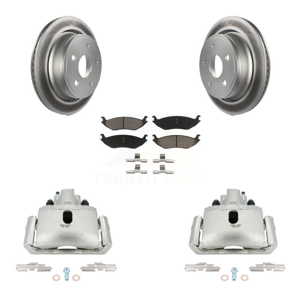 Transit Auto KCG-100086C Disc Brake Kit for 2004-2022 Ram 1500 Classic, Ram 1500, Dodge Ram 1500 & more - Rear product image