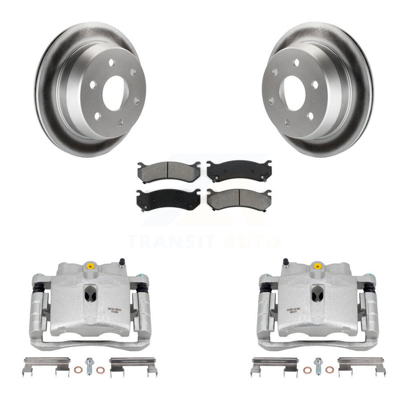 Transit Auto KCG-100088S Disc Brake Kit for 2003 Chevrolet Silverado 2500, Chevrolet Silverado 2500 HD, Chevrolet Suburban 2500 & more - Rear product image