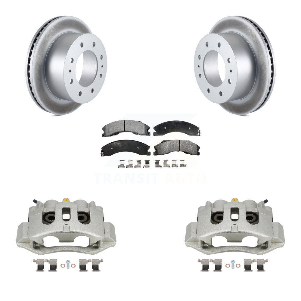 Transit Auto KCG-100088T Disc Brake Kit for 2011-2019 Chevrolet Suburban 3500 HD, Chevrolet Silverado 2500 HD, Chevrolet Silverado 3500 HD & more - Rear product image