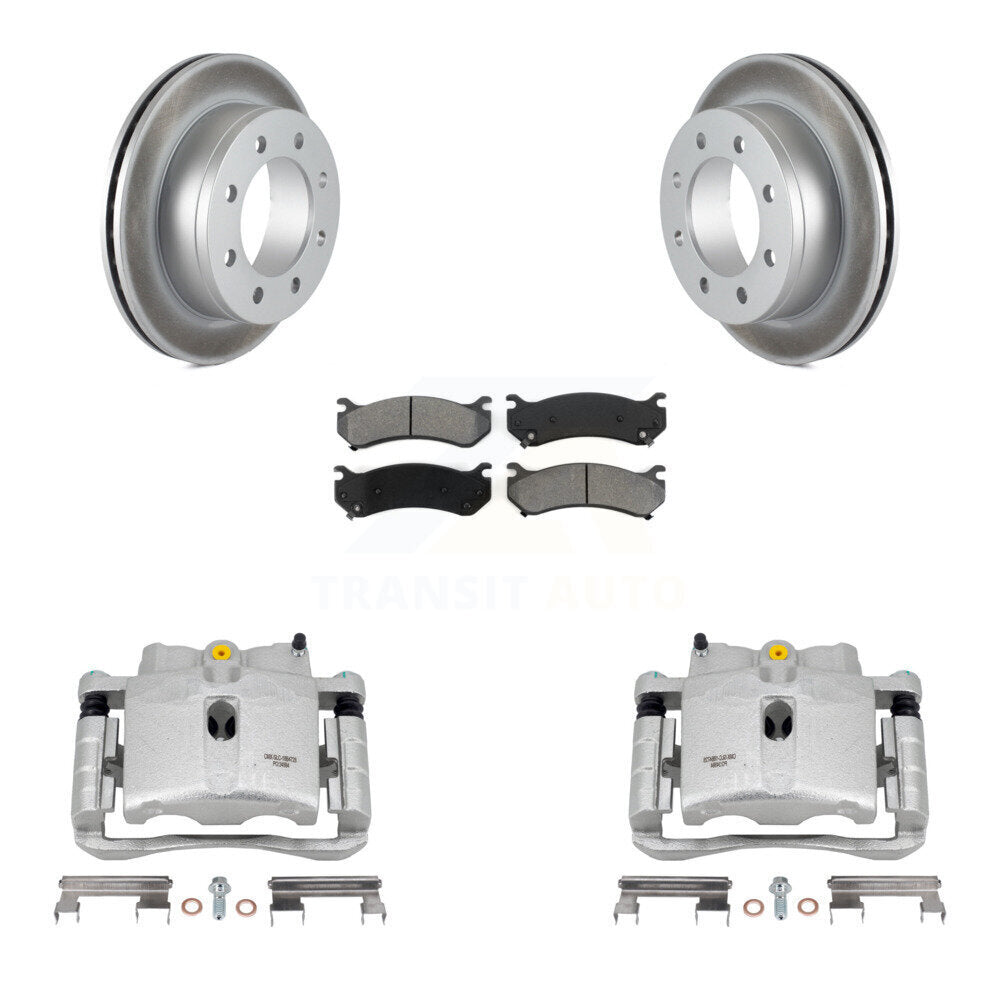 Transit Auto KCG-100089S Disc Brake Kit for 1999-2013 Chevrolet Suburban 2500, GMC Yukon XL 2500, Chevrolet Silverado 2500 HD & more - Rear product image