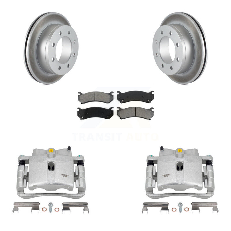 Transit Auto KCG-100089S Disc Brake Kit for 1999-2013 Chevrolet Suburban 2500, GMC Yukon XL 2500, Chevrolet Silverado 2500 HD & more - Rear product image