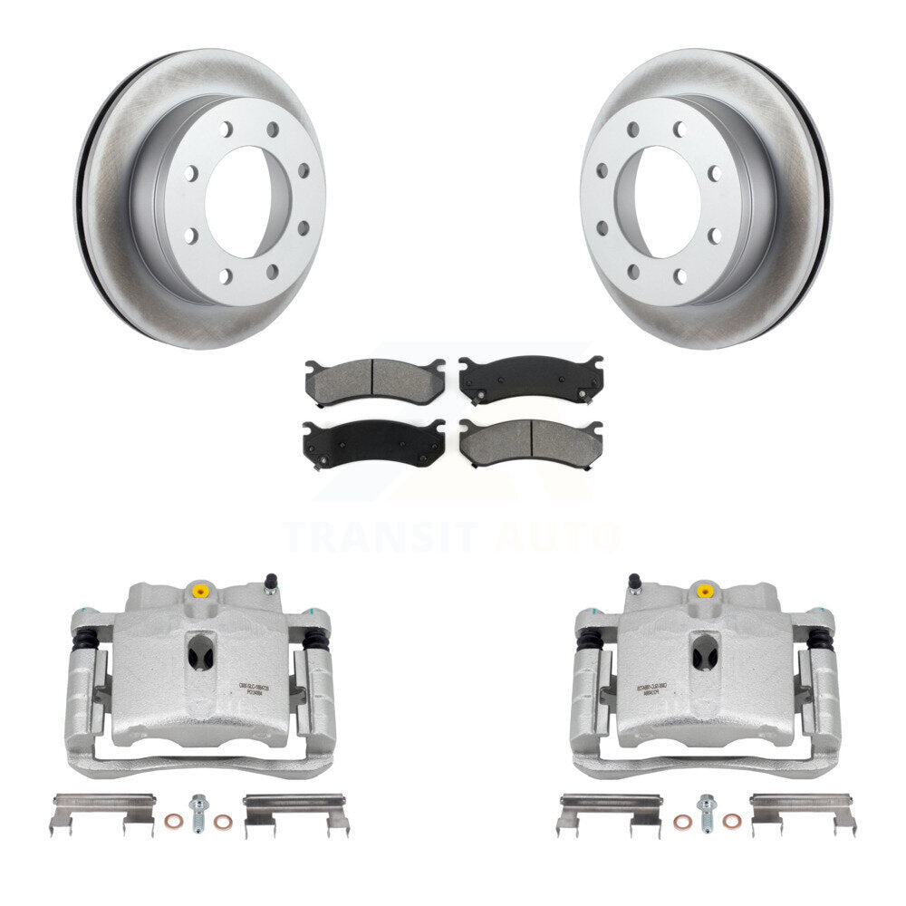 Transit Auto KCG-100090S Disc Brake Kit for 1999-2009 Chevrolet Silverado 1500 HD Classic, Chevrolet Suburban 2500, GMC Sierra 1500 HD Classic & more - Rear product image