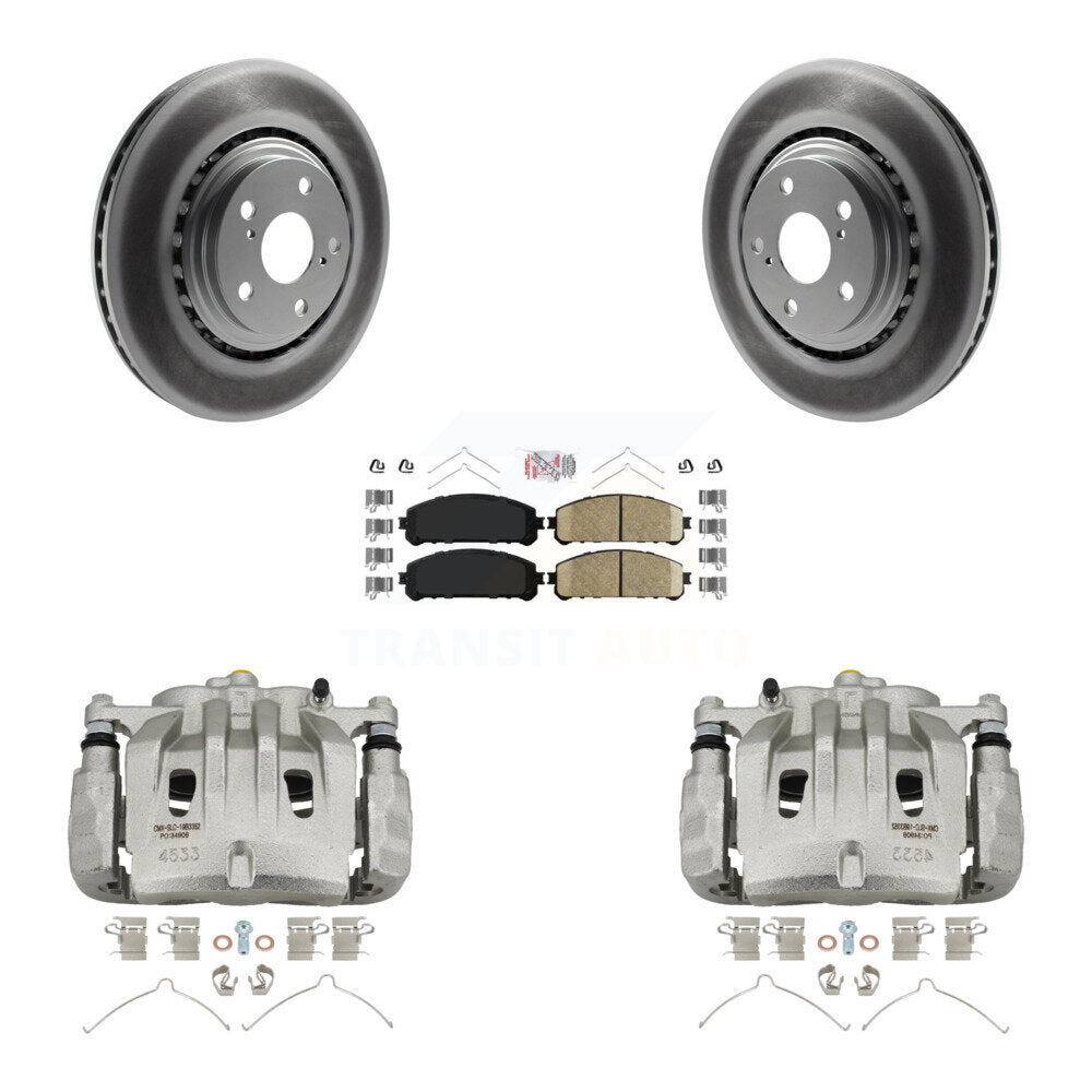 Transit Auto KCG-100091N Disc Brake Kit for 2008-2021 Lexus NX300, Lexus NX200t, Lexus NX300h & more - Front product image