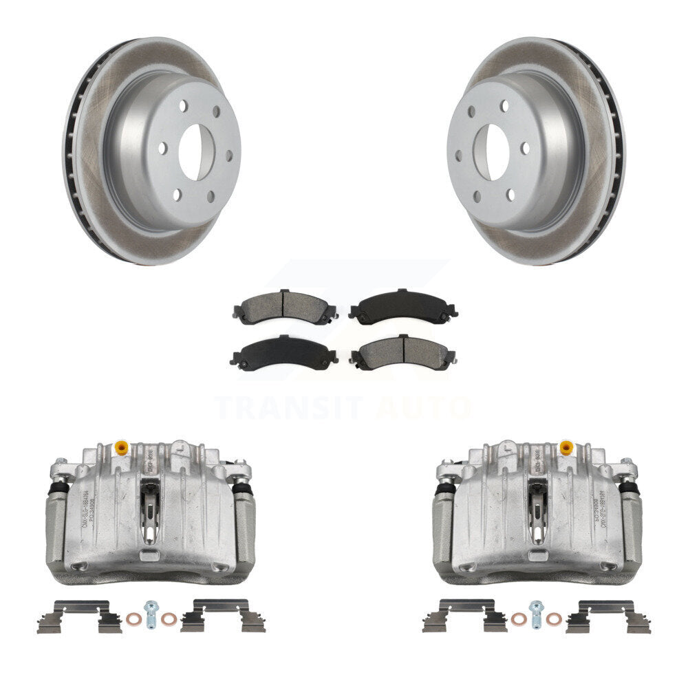Transit Auto KCG-100092S Disc Brake Kit for 2000-2006 Chevrolet Silverado 1500, Cadillac Escalade, Cadillac Escalade ESV & more - Rear product image